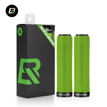 

Rockbros Bicycle Grips Ultralight Silicone/Sponge Bike Grips Anti-skid Anti-Shock Soft Mountain Handlebar Grips Cycling Parts