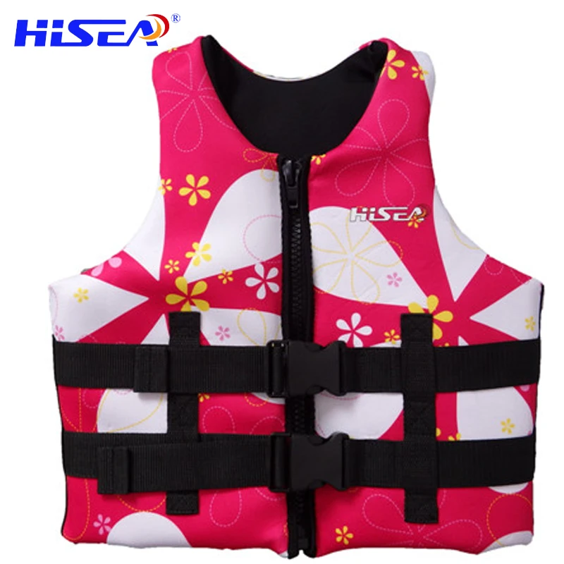 Hisea kids life vest jacekt neoprene Youth Buoyancy Aid Child PFDin