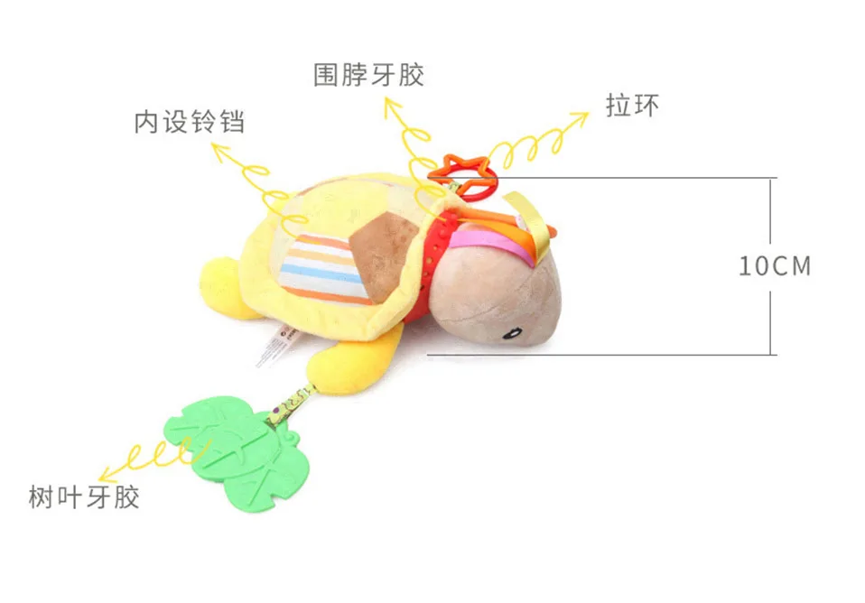 Детские игрушки для детей от 0 до 12 месяцев, мягкие животные, куклы, детская кроватка, мобильная коляска, Погремушки для новорожденных
