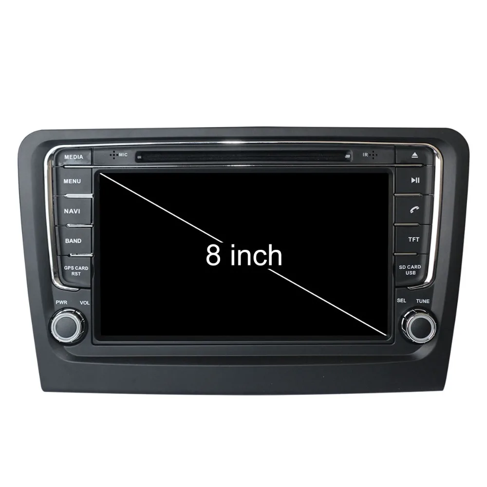

Android 9 4+64G Car DVD player GPS navigation radio Stereo For Skoda Rapid 2013+ multimedia radio tape recorder head unit stereo