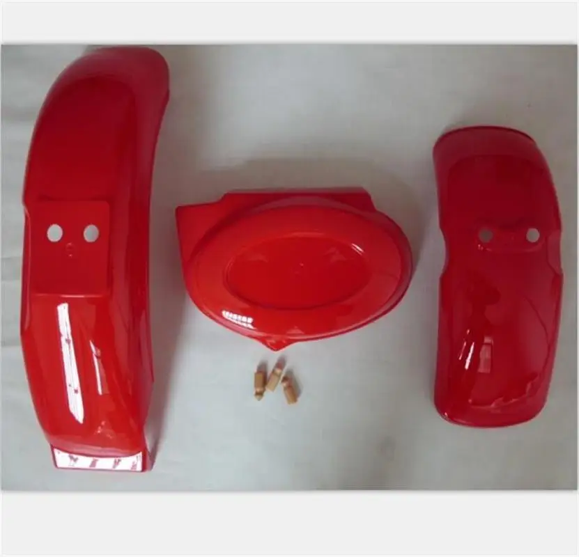 

Z50 RED plastic front fender & rear fender & left for honda moto MONKEY DIRT PIT bike z 50 P003