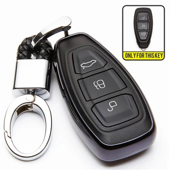 

TPU Smart Key Protective Shell 3Buttons Key Case Cover For Ford Fiesta Focus 3 4 MK3 M4 Kuga Edge Mondeo Fusion Ecosport Fiesta