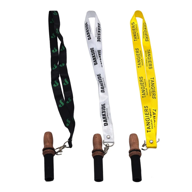 

Hang Rope Strap Hookah Mouthpieces Shisha FDA Silicone & Wood Mouth Tip Hookah Sheesha Chicha Narguile Hose Wholesale