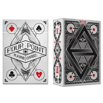 

1 Pcs Four Point Playing Cards Poker USPCC Printed Deck Limited Edition New Sealed Magic Deck Props Magia Tricks