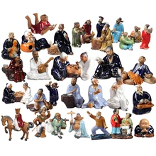 Miniaturas de cerâmica de aquário, miniaturas clássicas chinesas, decoração de paisagem bonsai, artesanato