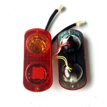 2 шт. Электрический трехколесный велосипед задние фонари поворотники Реверсивный стоп-сигналы 72 в