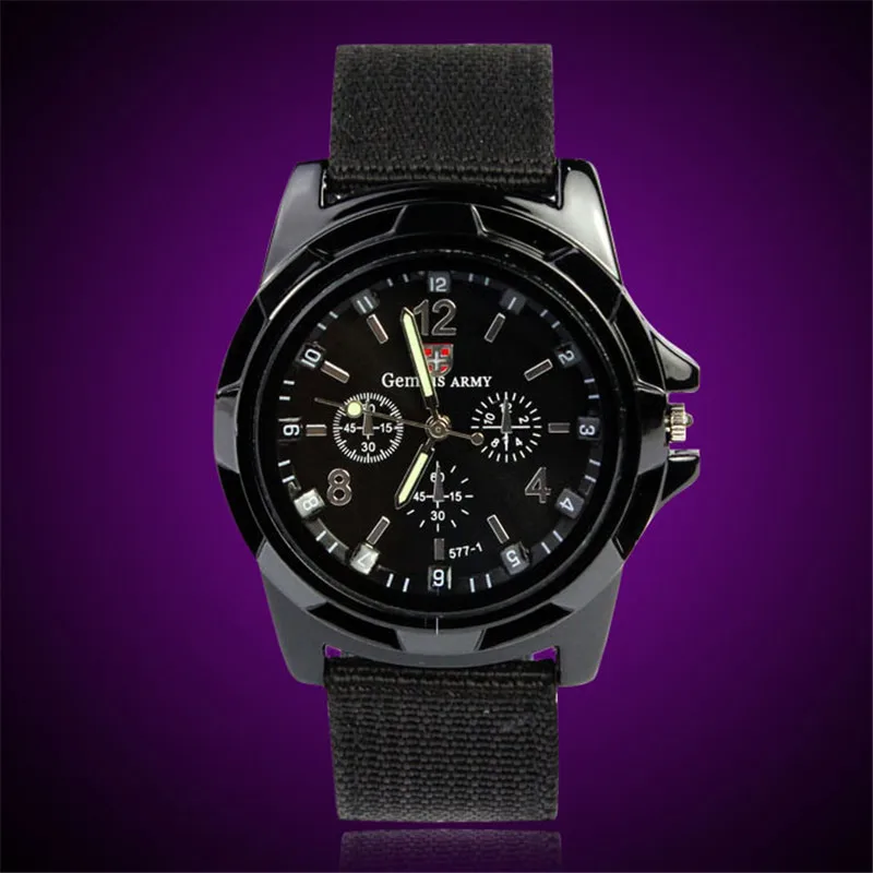 

Fashion Watch Gemius Army Racing Force Military Sport Men Officer Fabric Band Watch Men New 123