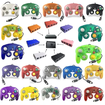 

For Gamecube Controller USB Wired Handheld Joystick For NGC PC Wired Gamepad For Nintendo Switch Controller Converter Home Turbo