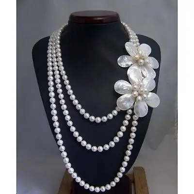 

DJG167 BEAD NECKLACE,BEADED JEWELRY,PARTY JEWELRY,MULTI-STRAND PEARL NECKLACE (A0329)