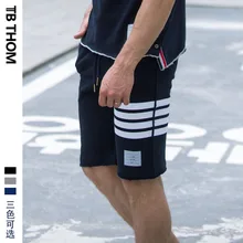 Tb thm мужские повседневные шорты в стиле пэчворк летние хлопковые спортивные шорты с кисточками мужские окрашенные полосатые шорты мужские