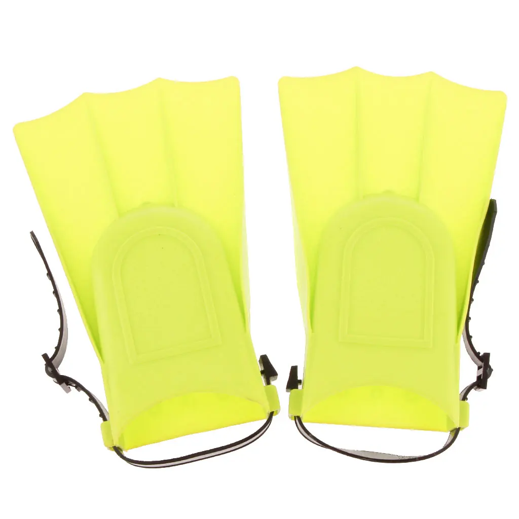 2 Pairs Mens Womens Water Sports Swimming Pool Diving Training Fins Flippers Swim Training Fins Swim Equipment