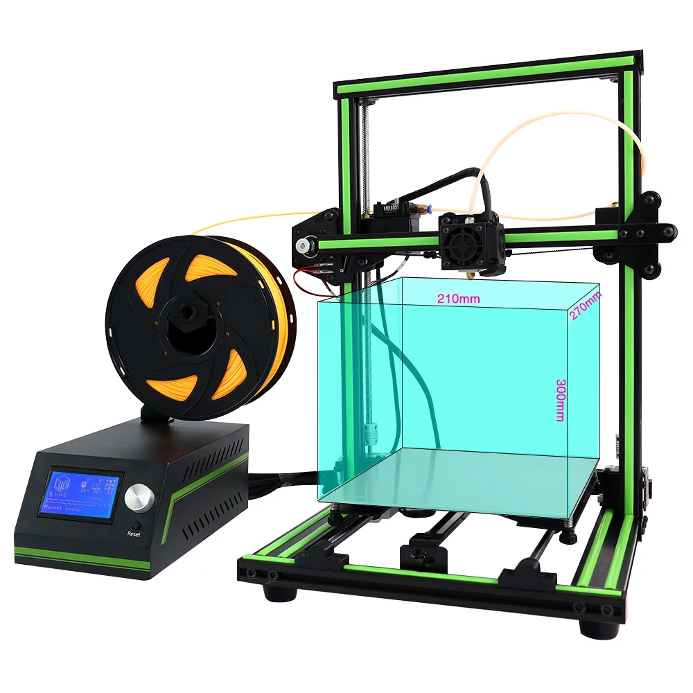 Anet E12 E10 3d принтер DIY Высокоточный 0 4 мм сопло экструдер Reprap Prusa i3 комплект с PLA нитью