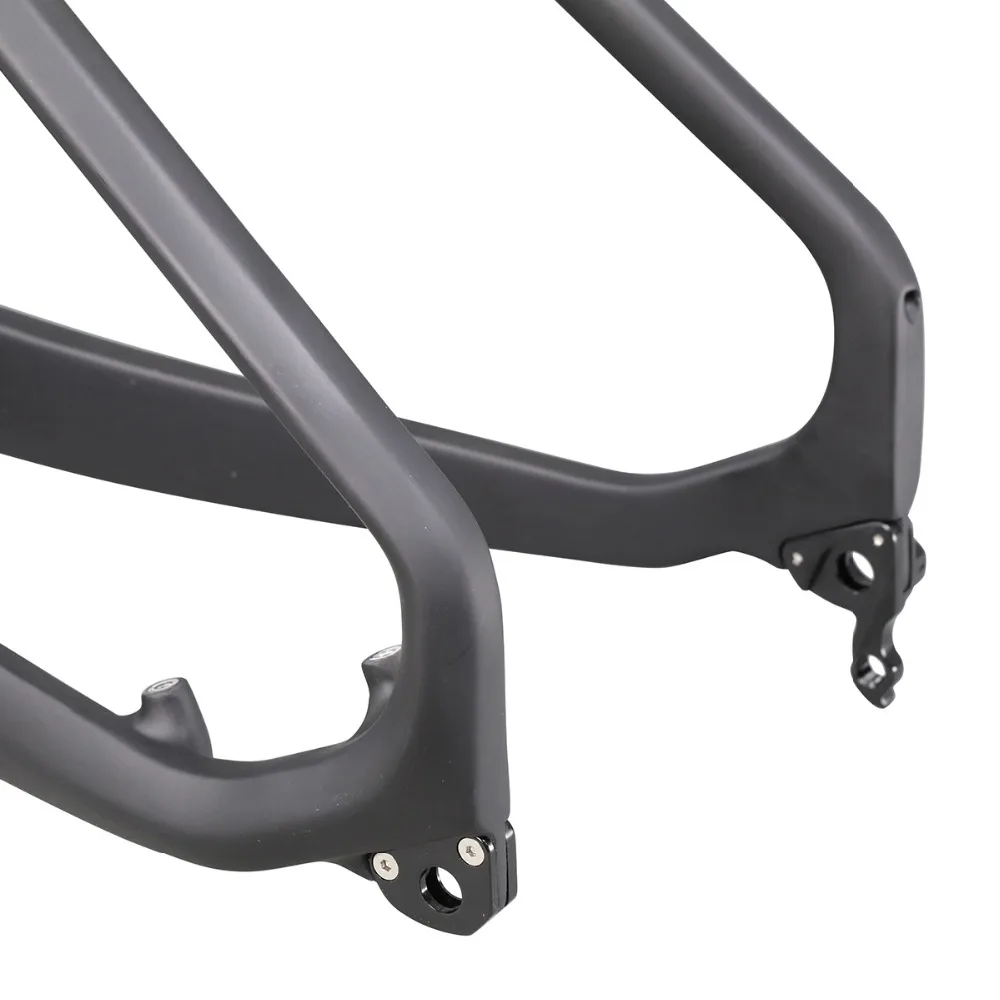 Clearance 11.11 ICAN 26er carbon fat bike frame 197mm rear space 100mm BB fat bike carbon frame UD matt  17/19 inches 9 Clearance 11.11 ICAN 26er carbon fat bike frame 197mm rear space 100mm BB fat bike carbon frame UD matt  17/19 inches 9