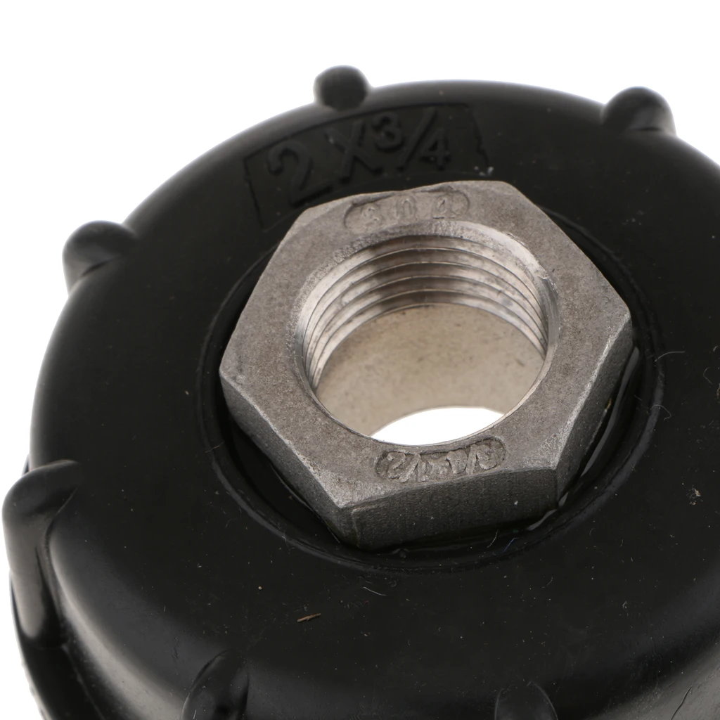 1000L IBC Tote Water Tank Adapter Cap 60mm Coarse Thread to 1/2' Internal Thread