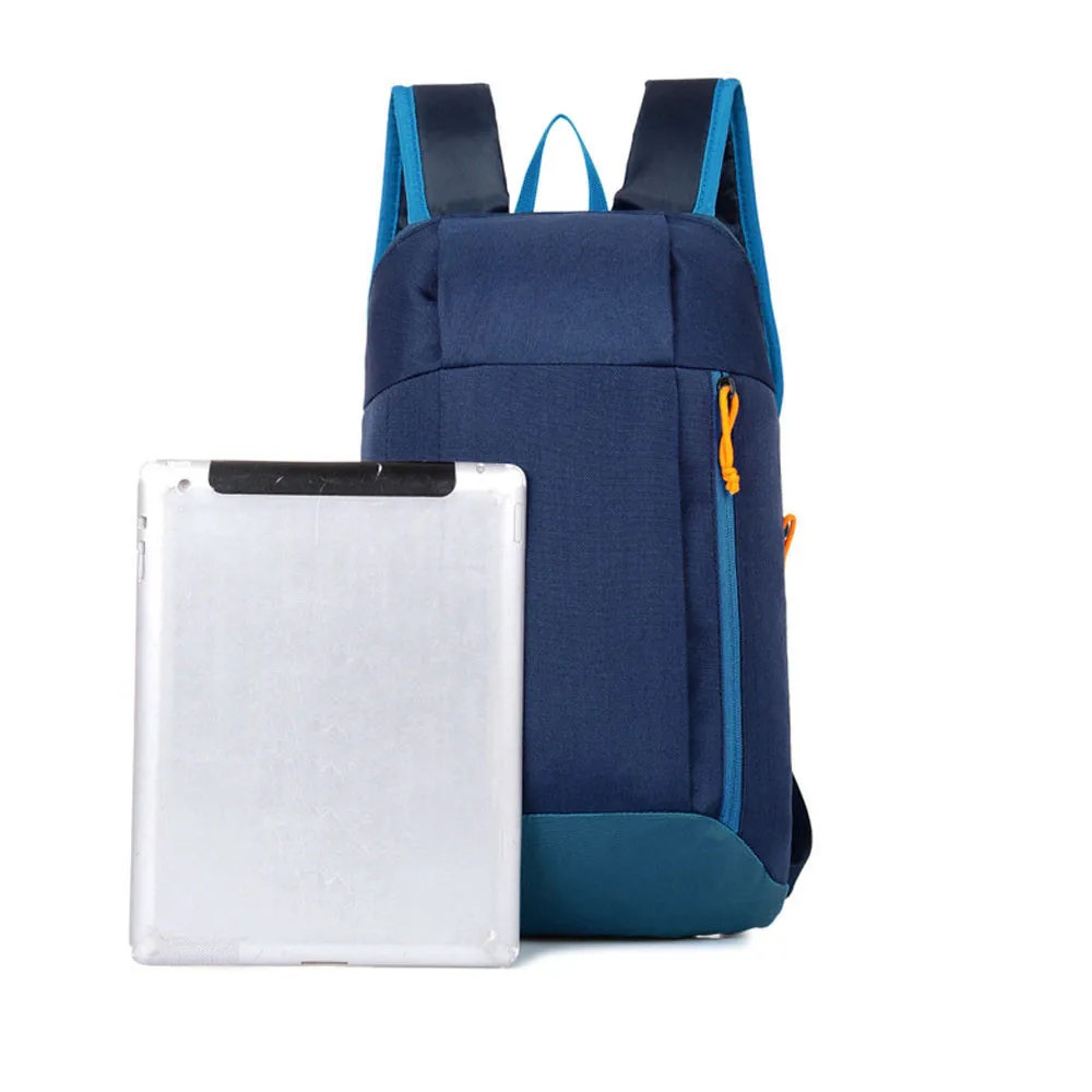 Fashion Sports Backpack Hiking Rucksack Men Women Unisex Schoolbags Satchel Travel Bag Rucksack - Цвет: DP Blue