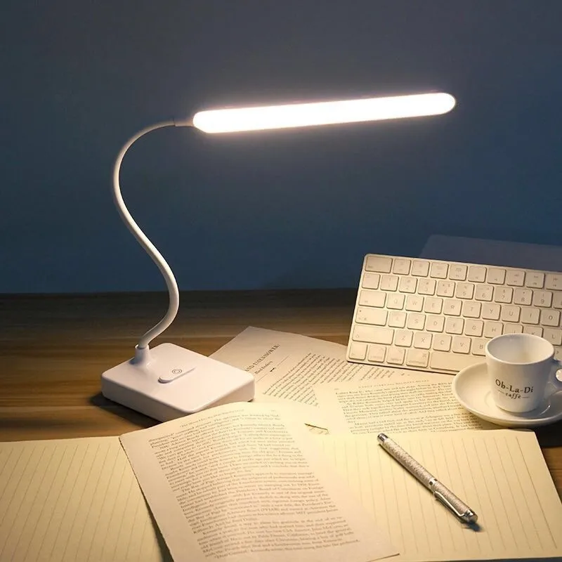 LED touch dimming desk lamp USB charging reading eye protection table light learning bedroom living room lighting book lamps 4