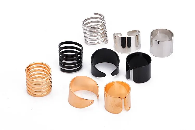 3 шт./лот горячая Распродажа черный матовый набор открытых колец Женская мода