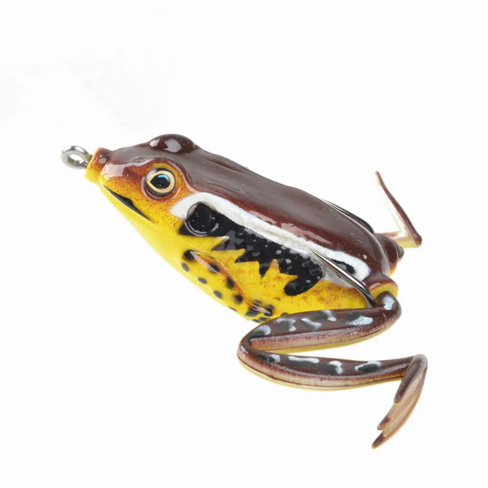 Weihe приманка в виде лягушки для рыбалки, 50 мм/11 г, приманка в виде змеи, имитирующая лягушку, искусственная мягкая резиновая приманка - Цвет: 05