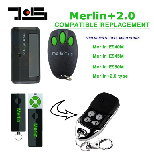 

FOR Merlin+2.0 E945 garage door remote control top quality