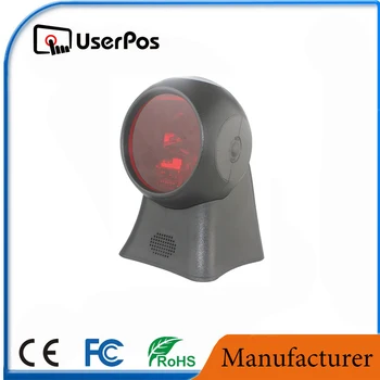 

Chinese Factory 1D Omni-Directional Laser Barcode Scanner 32bits Desktop Laser Barcode Reader Scanner