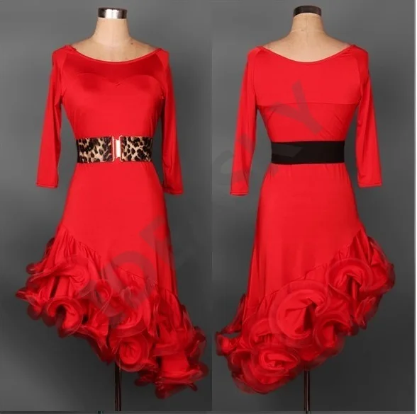 Высококачественное женское платье для латинских танцев для взрослых девочек es, голубое, красное, 7 цветов, танцевальное платье Lulu Salsa dance Leotard, женская одежда для латинских танцев