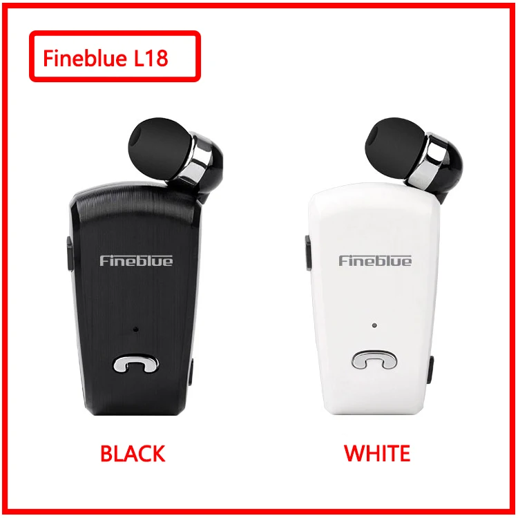 

Fineblue L18 Mini Wireless business Bluetooth Headset Sport Driver Earphone Telescopic Clip F910 F920 F930 F960 f970 F980
