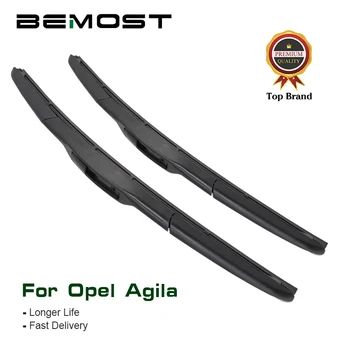 

BEMOST Car Clean The Windshield Wiper Blades Natural Rubber For Opel Agila A/B Model Year From 1999 To 2014 Fit U Hook Arm