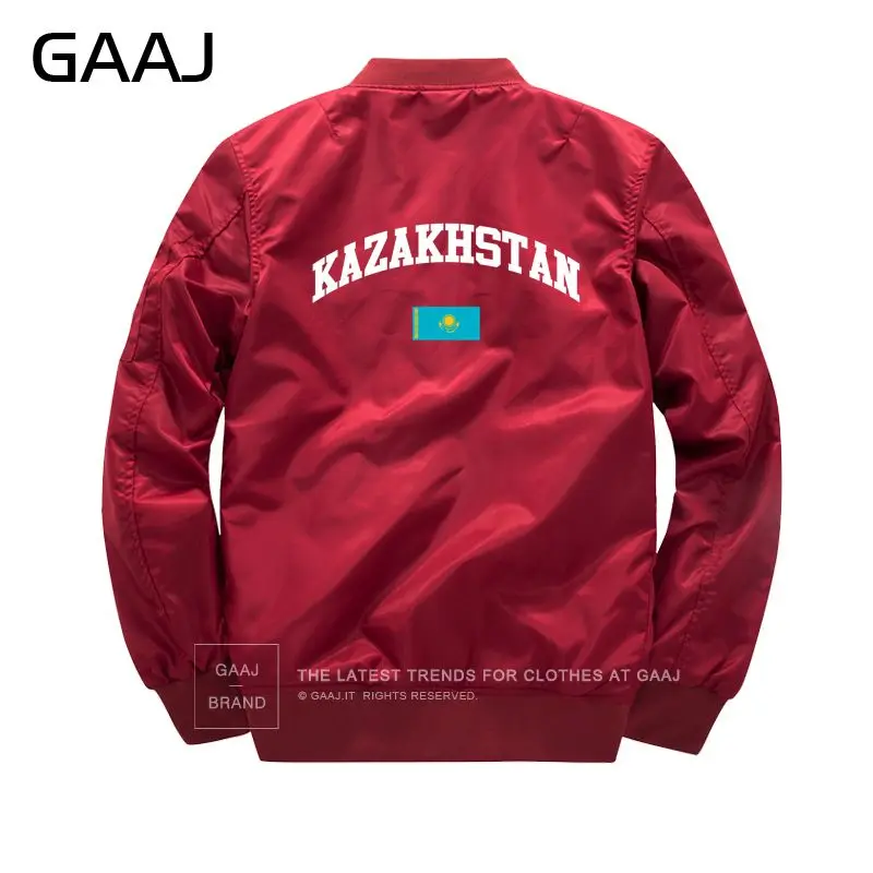 GAAJ флаг Казахстана куртки для мужчин парка куртка в уличном стиле для мужчин ветровка Военный стиль Militar с круглым вырезом теплая зима# UE6MW - Цвет: Thin Wine