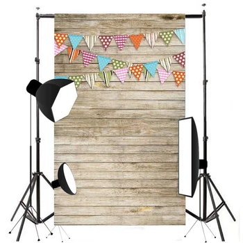 

Onsale 1pc 3*5FT New Flag Wood Wall Floor Photography Backdrop Photo Background Studio Props Waterproof Design
