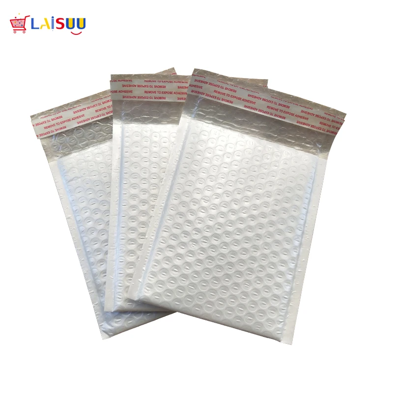 Thickened Pearl White Poly Bubble Mail Envelope Mailing Bag / Jiffy Bag