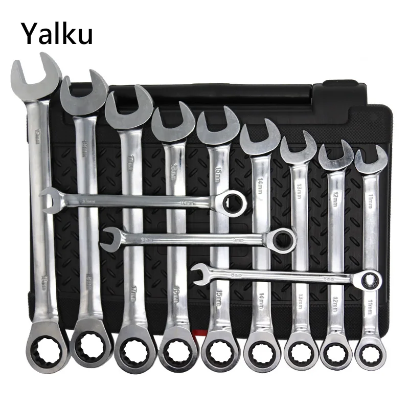 Universal Torque Wrench Head Set 8-19mm Power Drill Ratchet Fixed Head Ratchet Wrench Spanner Ratchet Wrench Set 12pcs Spanner Universal Torque Wrench Head Set 8-19mm Power Drill Ratchet Fixed Head Ratchet Wrench Spanner Ratchet Wrench Set 12pcs Spanner
