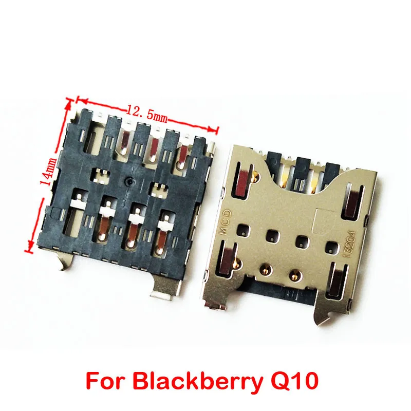 10 шт./лот держатель для считывания sim карт разъем гнезда адаптера blackberry 9800 Q5 Q10|sim