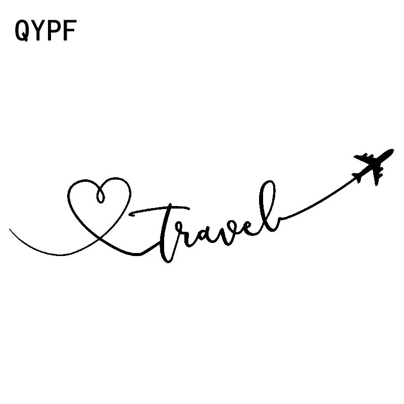 QYPF 18 9 см * 5 мультяшный интересный Любовь Путешествия самолёт деликатный