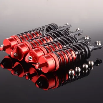 

SLA014 Front SLA015 Rear Aluminum Shock Absorber 100mm &110mm Red For RC Car Slash 4x4