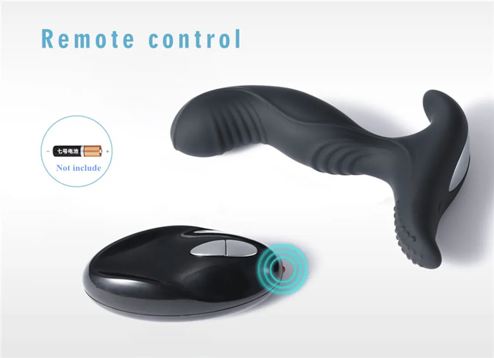 Prostate Massager 7 Modes G Spot Vibrator Male Butt Plug Wireless Remote USB Silicone Adult Anal Sex Toys for Men Women Couple (15)