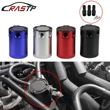 Universal Racing Car Baffled 3-Port Oil Catch Can /Air-Oil Separator Aluminum Oil Catch Tank Black Red Blue Silver RS-OCC011 Universal Racing Car Baffled 3-Port Oil Catch Can /Air-Oil Separator Aluminum Oil Catch Tank Black Red Blue Silver RS-OCC011