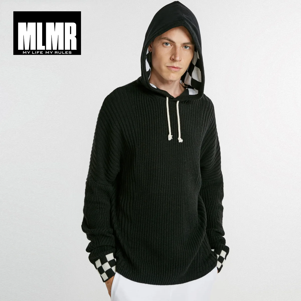 MLMR JackJones الرجال بلوفر شتوي البلوزات عارضة الكروشيه مخطط محبوك سترة الرجال masculino جيرسي الملابس M | 218325506