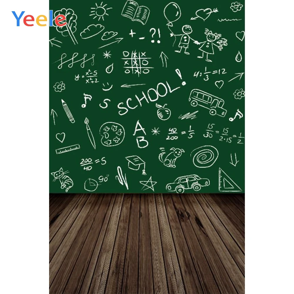 

Yeele School Students Portrait Photographic Backgrounds Chalk Words Child Blackboard Photography Backdrops For The Photo Studio