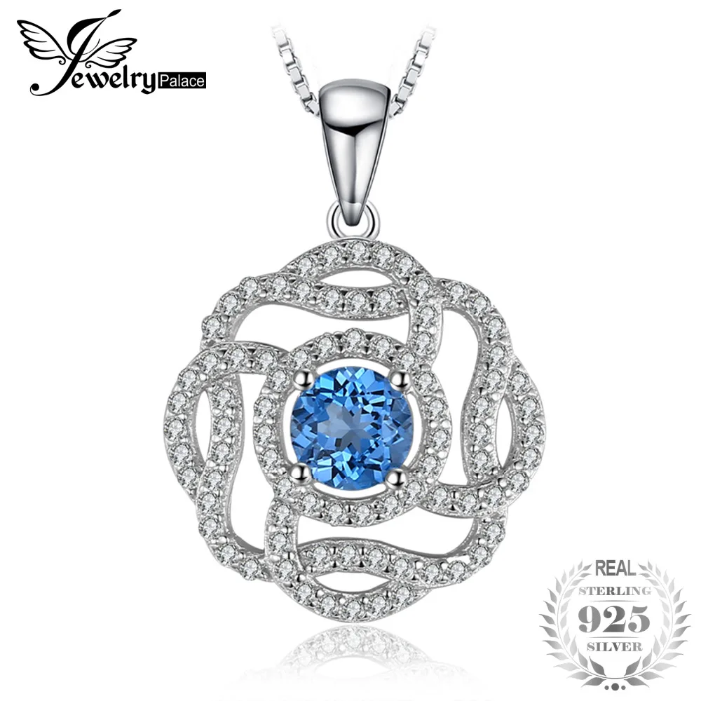 Aliexpress.com : Buy JewelryPalace Flower 1 ct Natural London Blue