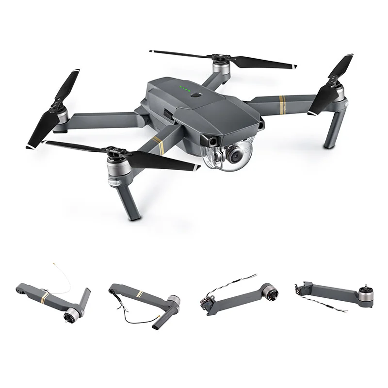 Новые запчасти DJI mavic pro аксессуары передняя левая/Передняя правая/задняя левая/задняя правая рука с мотором Радиоуправляемый Дрон Квадрокоптер