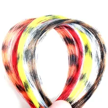 10 packs fly fishing feather line fish tying material DIY bait line ultra thin, smooth, durable fiber synthetic fly tying materi