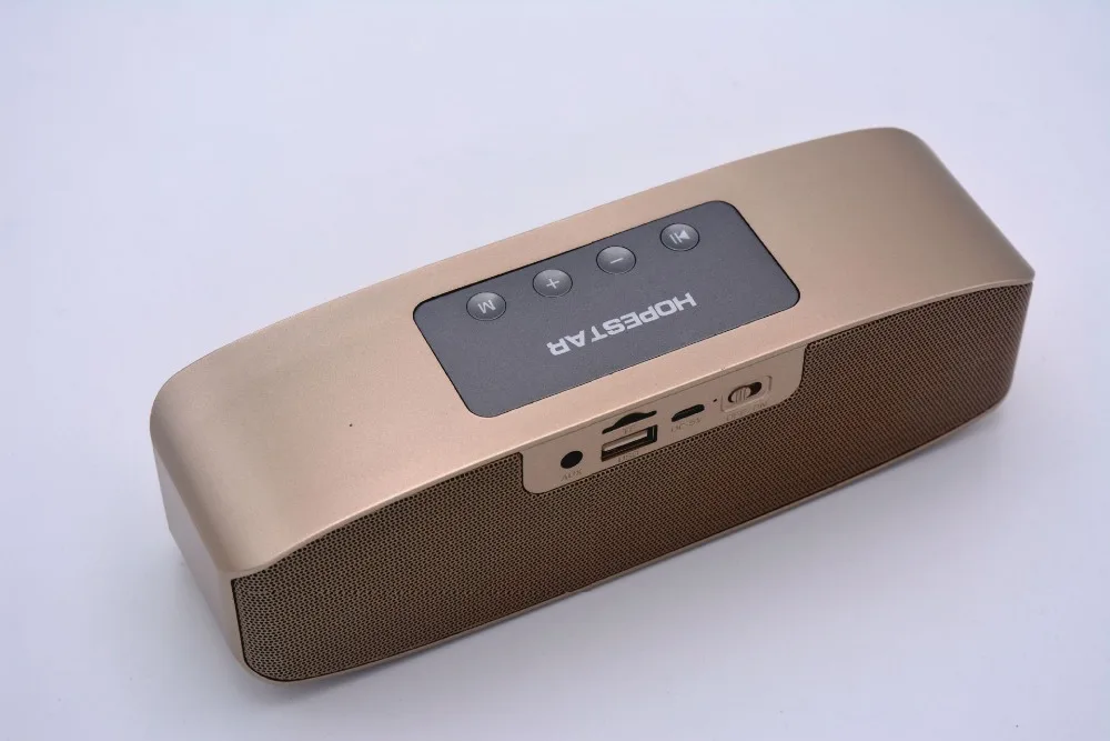 HOPESTAR 16 Вт большой мощности открытый беспроводной стерео Bluetooth динамик 2400 мАч Внешний аккумулятор басовый сабвуфер с микрофоном TF FM для телефонов ПК