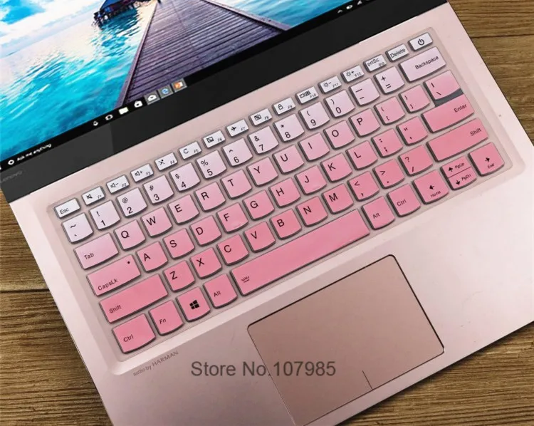 Силиконовая Защитная крышка для 14-дюймовой клавиатуры ноутбука lenovo ideapad V330-14ISK