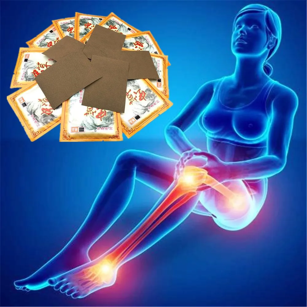 

8pcs/bag Natural Chinese Medicines Cordyceps Essential Oil Balm Joint Pain Patch Neck Back Relaxation Pain Killer Plaster