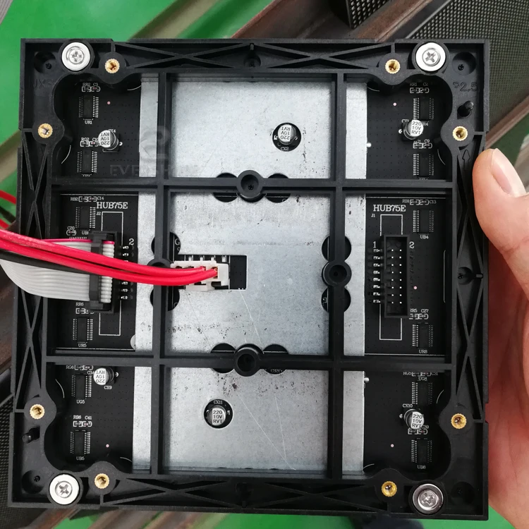 US $1.932.00 Evercollectvision high quality front service P25 smd 2121 64x64 pixels indoor rgb full color led module use for hd screen wall