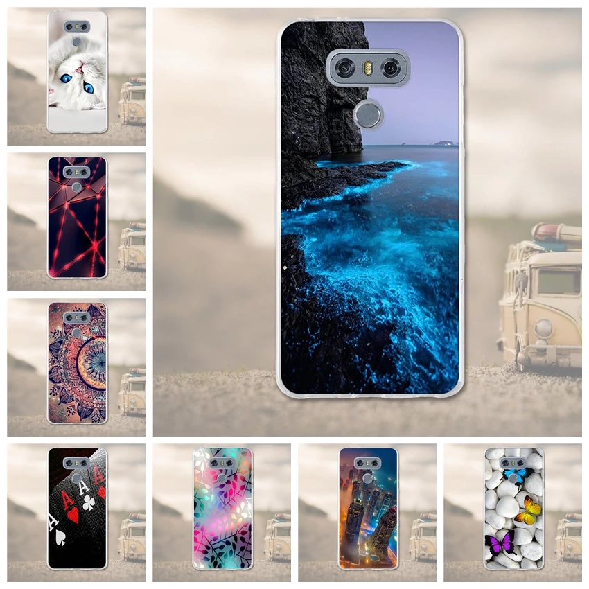 

For LG G6 Case 3D Soft TPU Silicone Cover Coque For LG Case Phone Back Cover For LG G6 G 6 H870 Fundas Protective For LG G6 Capa