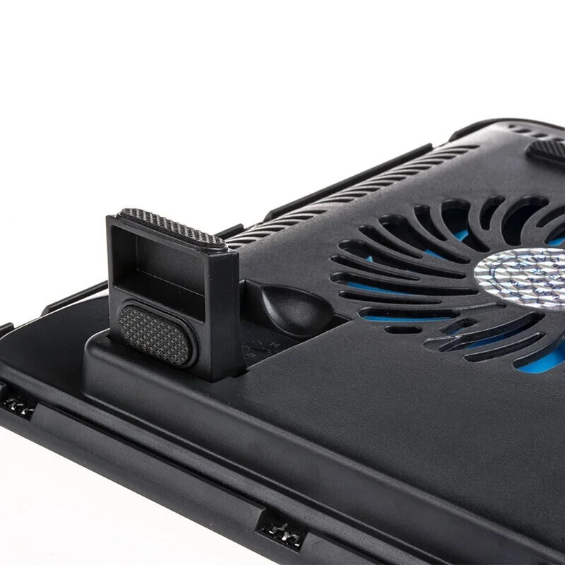 USB Laptop Cooling Pad Notebook Stand for 14 15.6 17 inch Laptops 2 Fans with Blue Light Super Cool Game Notebook Cooler USB Laptop Cooling Pad Notebook Stand for 14 15.6 17 inch Laptops 2 Fans with Blue Light Super Cool Game Notebook Cooler