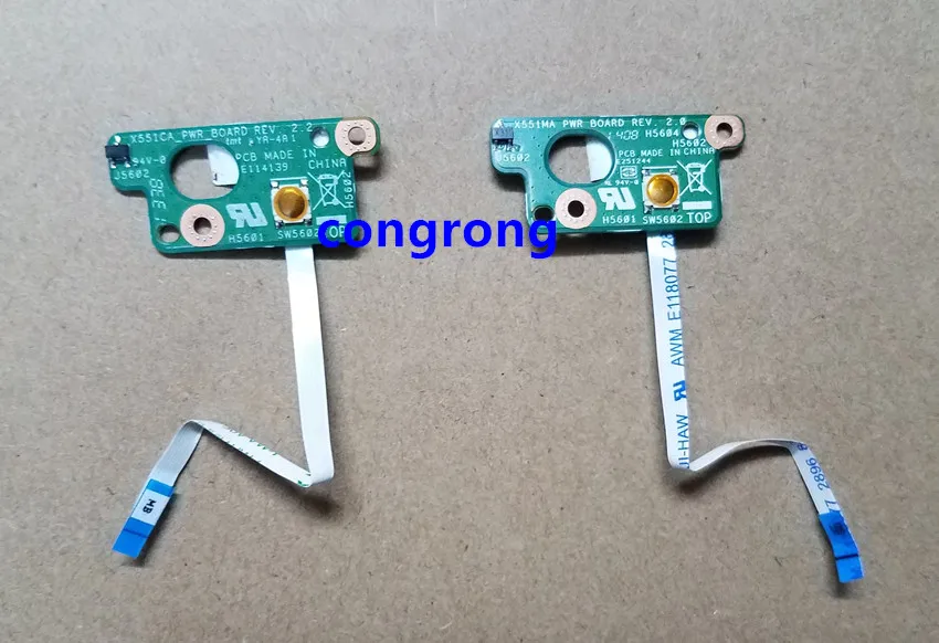 GinTai Power Button Board Replacement for Asus X551 X551C X551CA X551M X551MA X551MAV F551 F551M F551MA 35XJCP80000 60NB0340