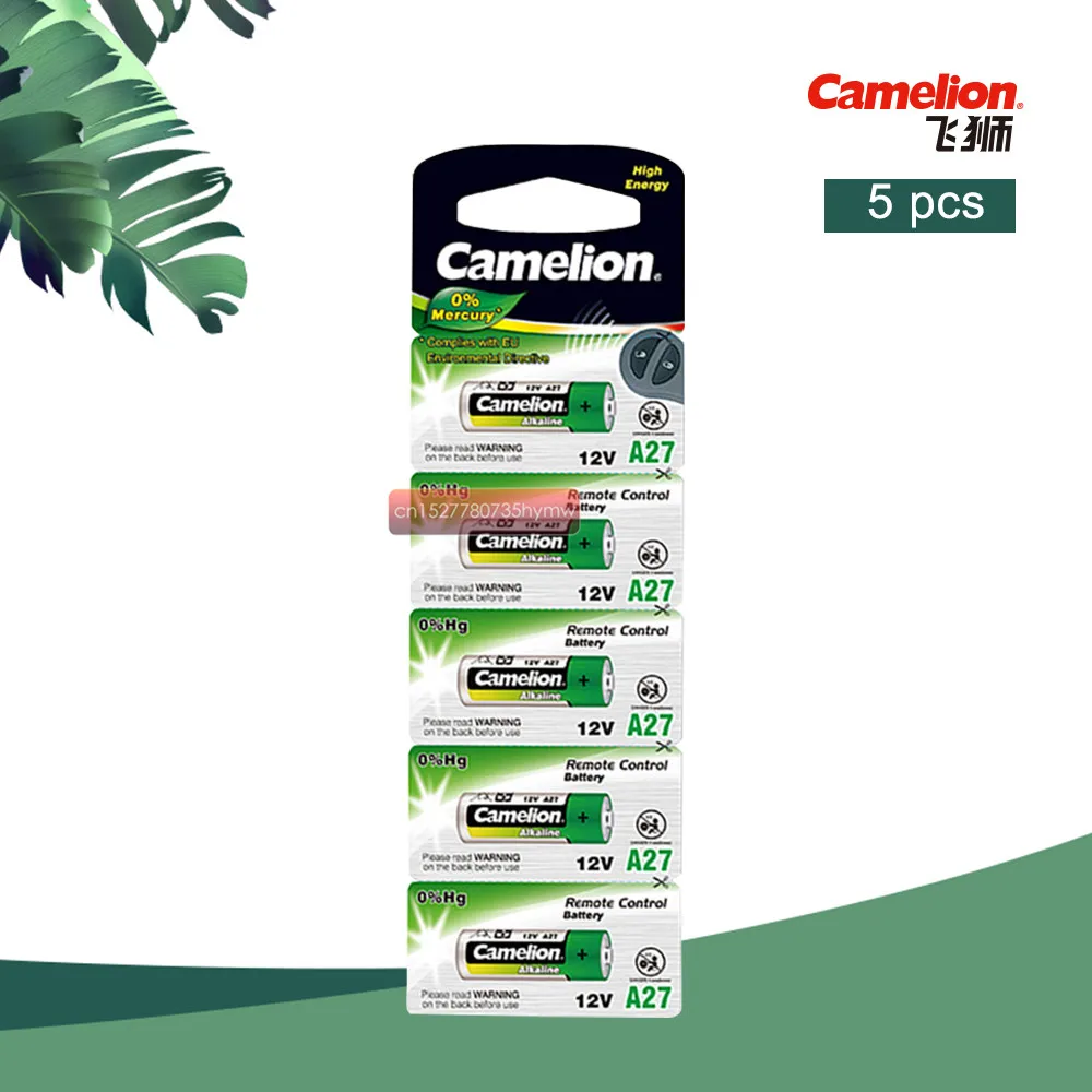 5 шт./лот Camelion 12 В 27A MN27 L828 A27 супер щелочная батарея для дверного звонка пульта
