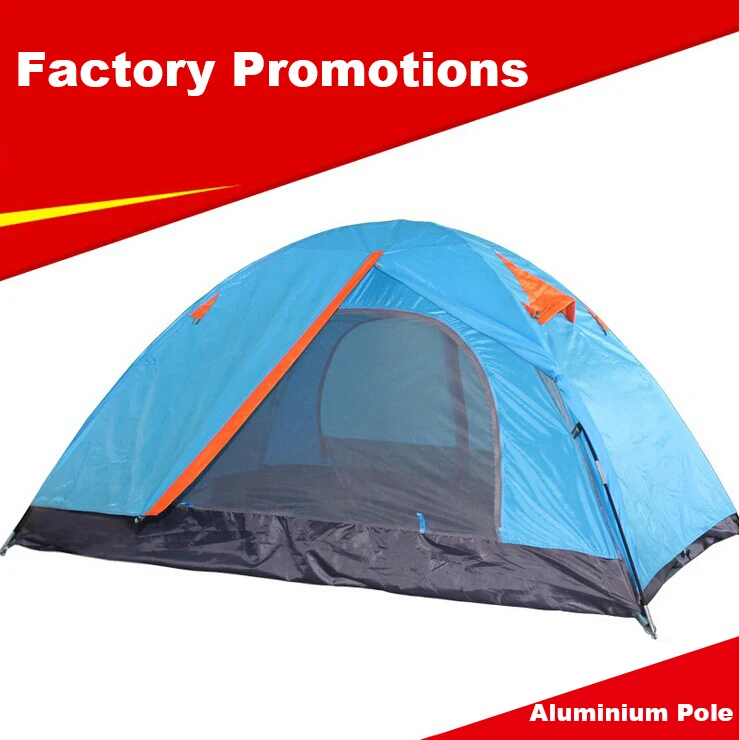 Factory Outlet Outdoor Aluminium Pole Double Person Double Layer Camping Camping Tent Double Anti-rain - Tents - AliExpress